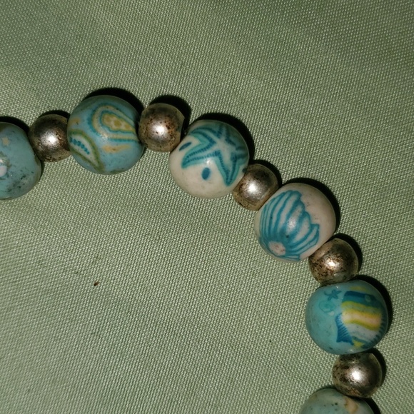 Jilzarah handmade clay turtle bracelet - Picture 4 of 4